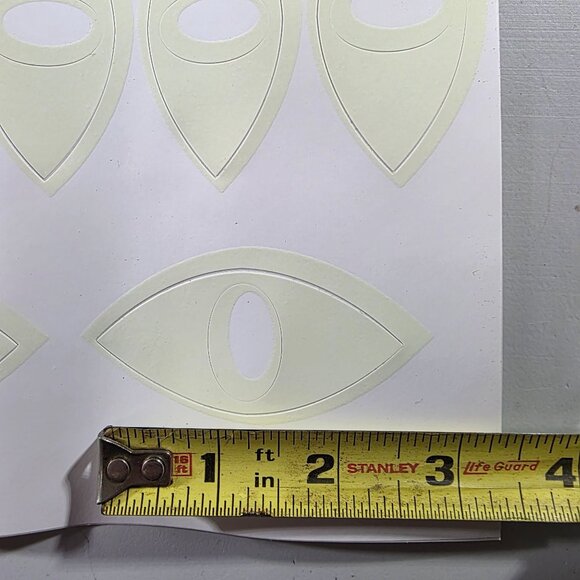 Glow-In-The-Dark Wall Decals Eyes Vinyl Removable Repositionable halloween - Picture 5 of 5